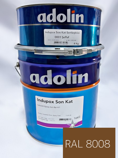 adolin indupox epoksi boya ral8008