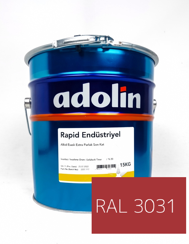 adolin rapid endüstriyel boya ral3031