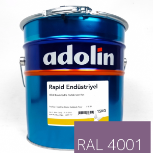 adolin rapid endüstriyel boya ral4001