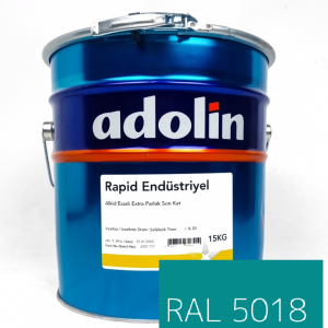 adolin rapid endüstriyel boya ral5018