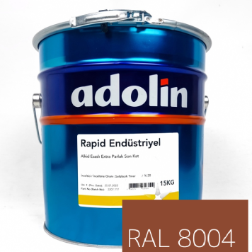 adolin rapid endüstriyel boya ral8004