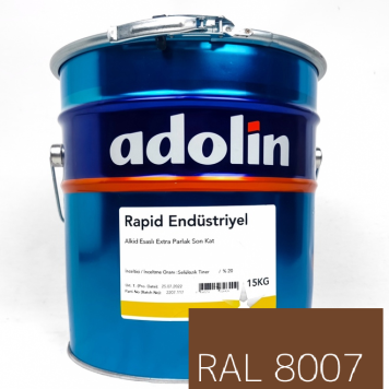 adolin rapid endüstriyel boya ral8007