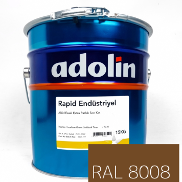adolin rapid endüstriyel boya ral8008