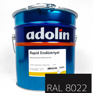 adolin rapid endüstriyel boya ral8022