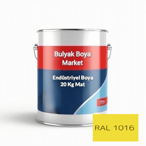 20kg mat endüstriyel boya ral1016