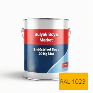 20kg mat endüstriyel boya ral1023