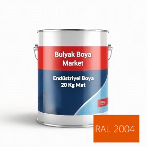 20kg mat endüstriyel boya ral2004