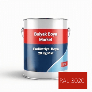20kg mat endüstriyel boya ral3020
