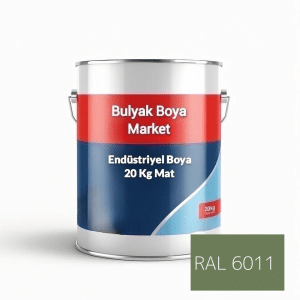 20kg mat endüstriyel boya ral6011