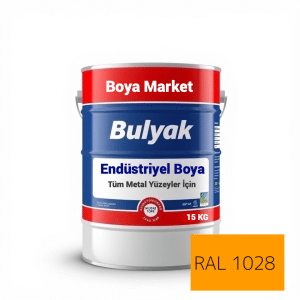 15kg mat endüstriyel sanayi boyasi ral1028