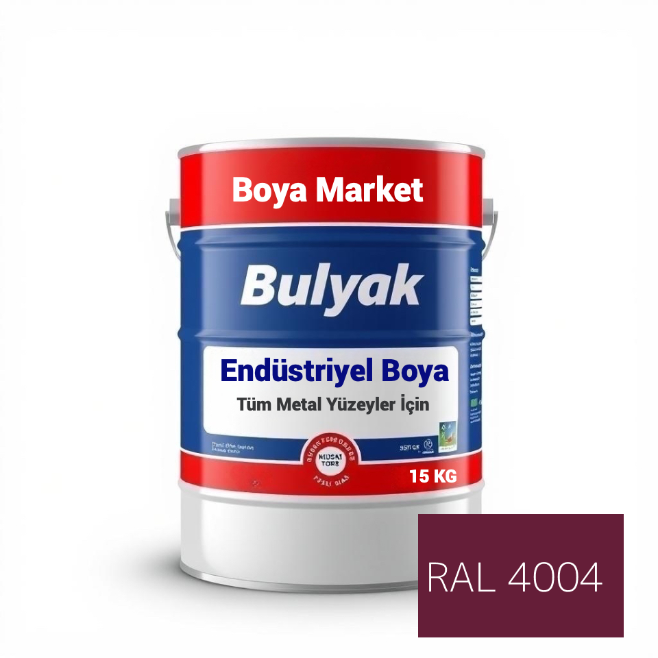 15kg mat endüstriyel sanayi boyasi ral4004