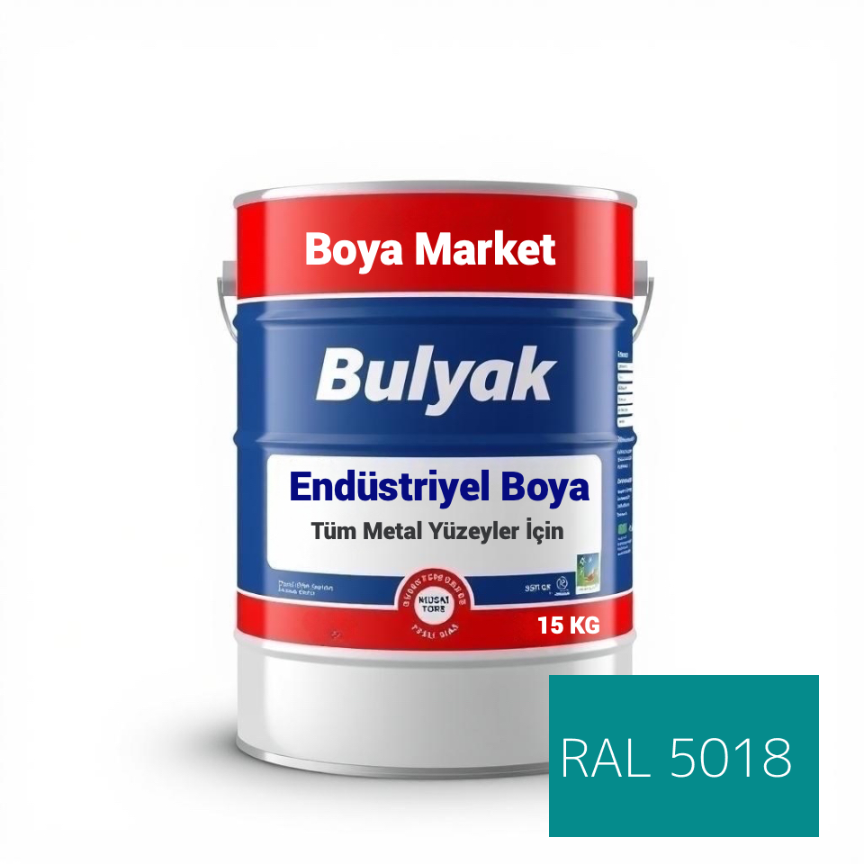 15kg mat endüstriyel sanayi boyasi ral5018