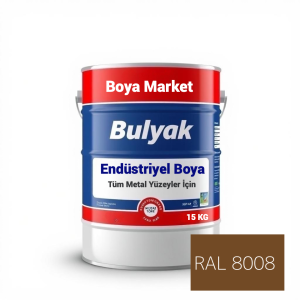 15kg mat endüstriyel sanayi boyasi ral8008