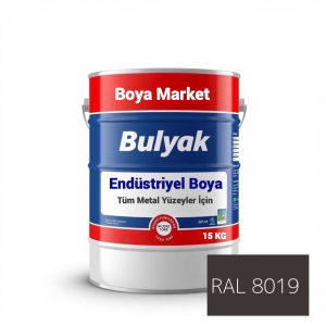 15kg mat endüstriyel sanayi boyasi ral8019