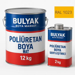 14kg mat akrilik alifatik poliüretan boya ral1023