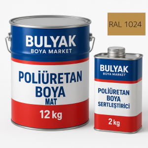 14kg mat akrilik alifatik poliüretan boya ral1024