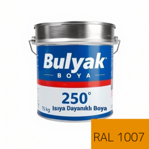 15kg 250 derece isiya dayanikli boya ral1007