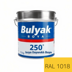 15kg 250 derece isiya dayanikli boya ral1018