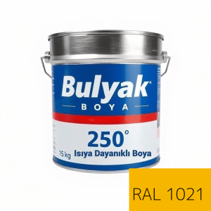 15kg 250 derece isiya dayanikli boya ral1021