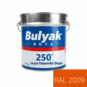 15kg 250 derece isiya dayanikli boya ral2009