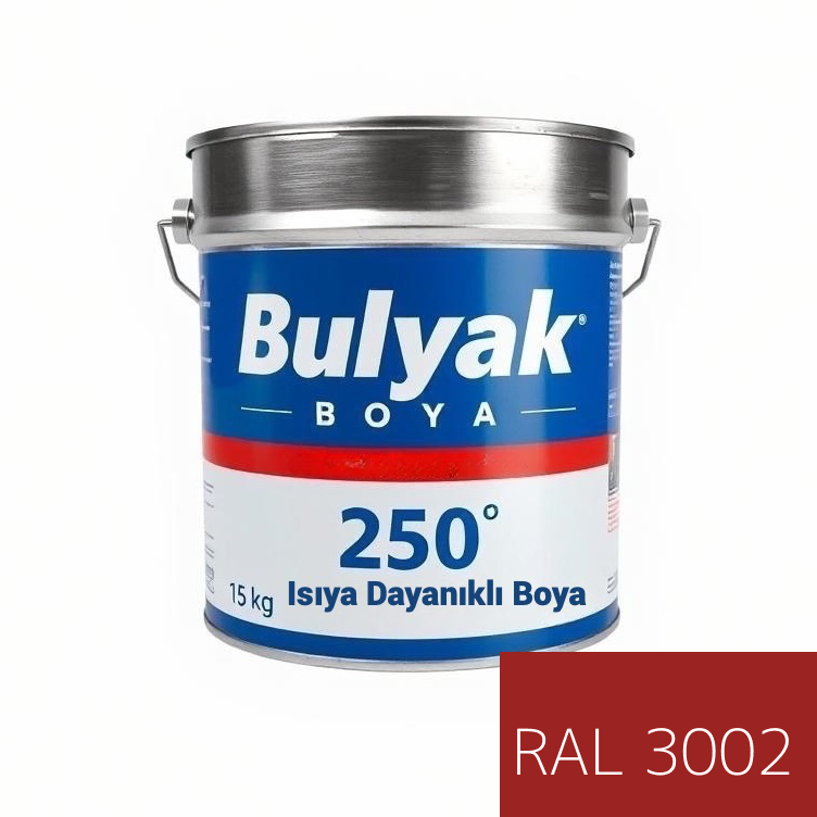 15kg 250 derece isiya dayanikli boya ral3002