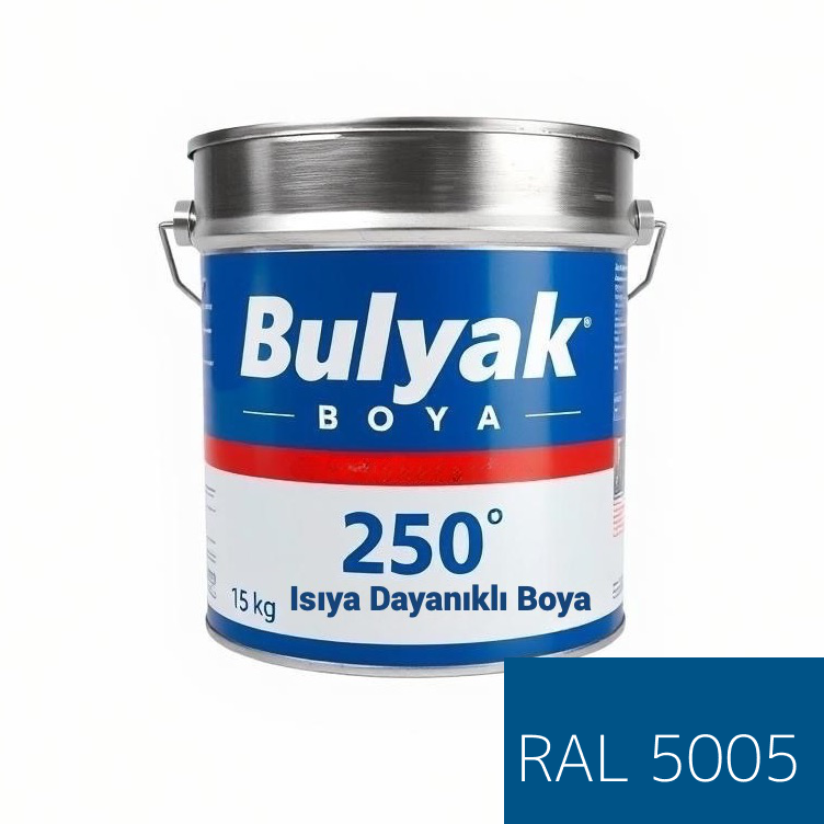 15kg 250 derece isiya dayanikli boya ral5005