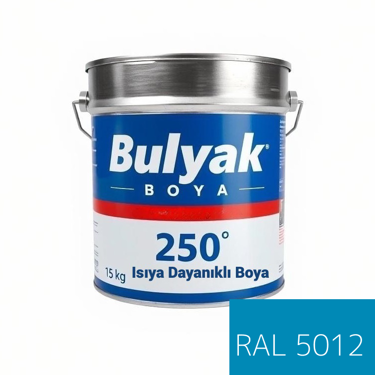 15kg 250 derece isiya dayanikli boya ral5012